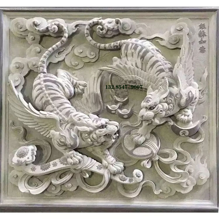 石雕浮雕裝飾圖寺廟園林學校壁畫浮雕立體形態(tài)